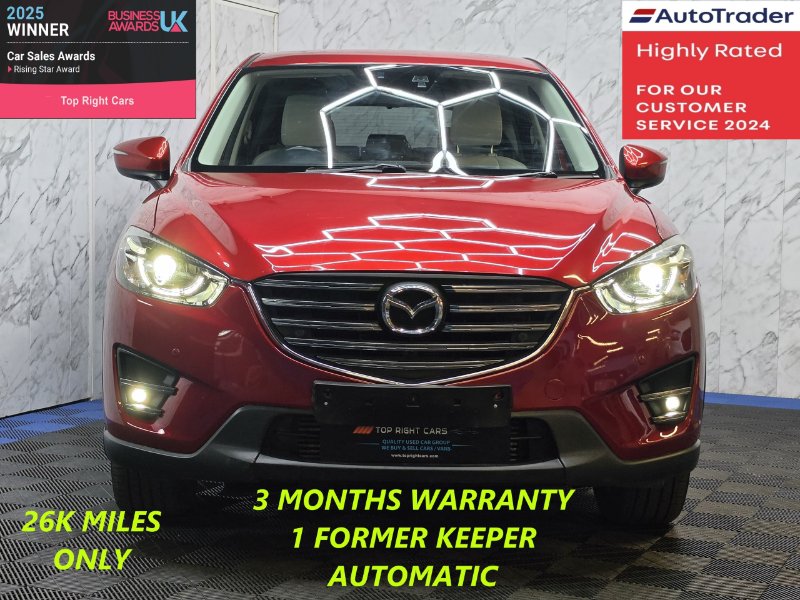 2016 Mazda CX-5 SUV 2.2 SKYACTIV-D Sport Nav Auto 4WD Euro 6 ULEZ s/s 175 ps 5dr