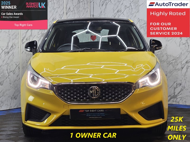 Yellow 2021 MG MG3 1.5 VTi-TECH Excite Hatchback 5dr Petrol Manual Euro 6 s/s 106 ps in Sunderland