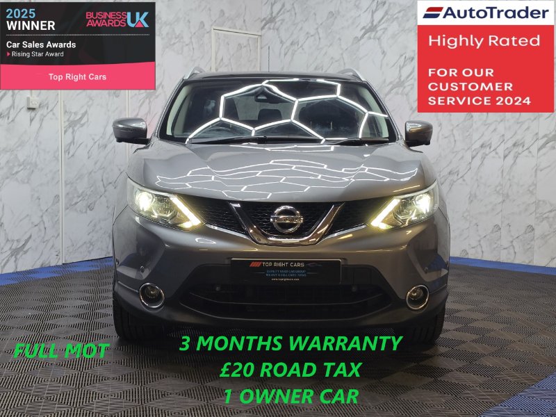 2016 Nissan Qashqai 1.5 dCi Tekna SUV 5dr 2WD Euro 6 s/s 110 ps Diesel Manual
