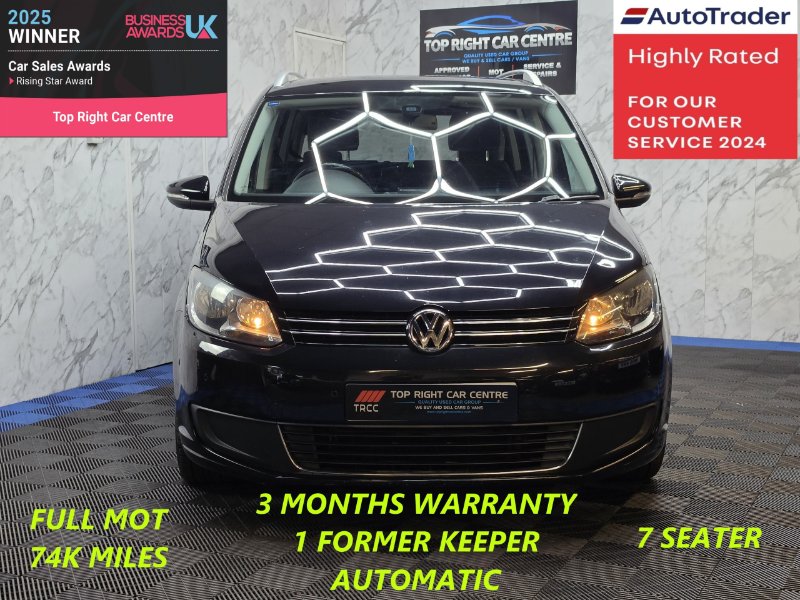 Volkswagen Touran 2.0 TDI BlueMotion Tech SE MPV Diesel DSG s/s 140 ps 5dr for sale in Top Right Car Centre