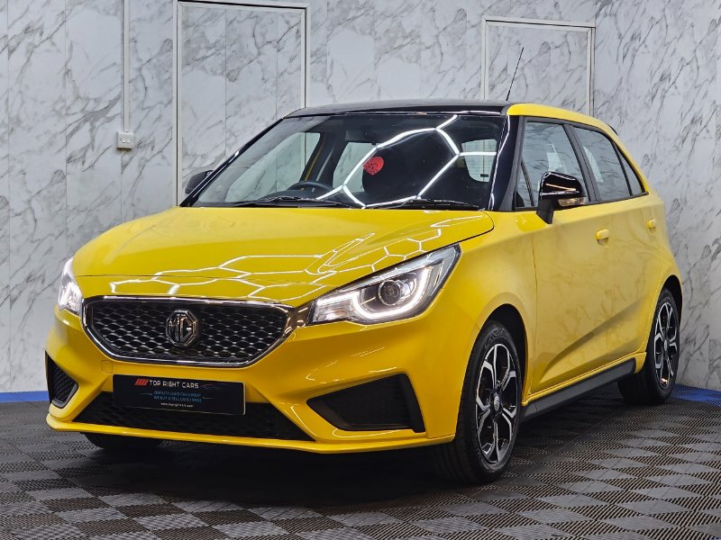 Yellow MG MG3 1.5 VTi-TECH Excite Hatchback 5dr Petrol Manual Euro 6 s/s 106 ps