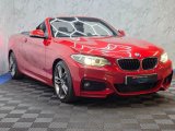 Red 2017 BMW 2 Series 2.0 218d M Sport Convertible 2dr Euro 6 ULEZ s/s 150 ps Diesel Manual in Top Right Cars