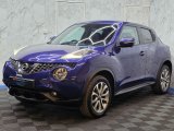 Blue 2016 Nissan Juke 1.6 Tekna SUV XTRON Auto Euro 6 117 ps 5dr Petrol in Top Right Cars