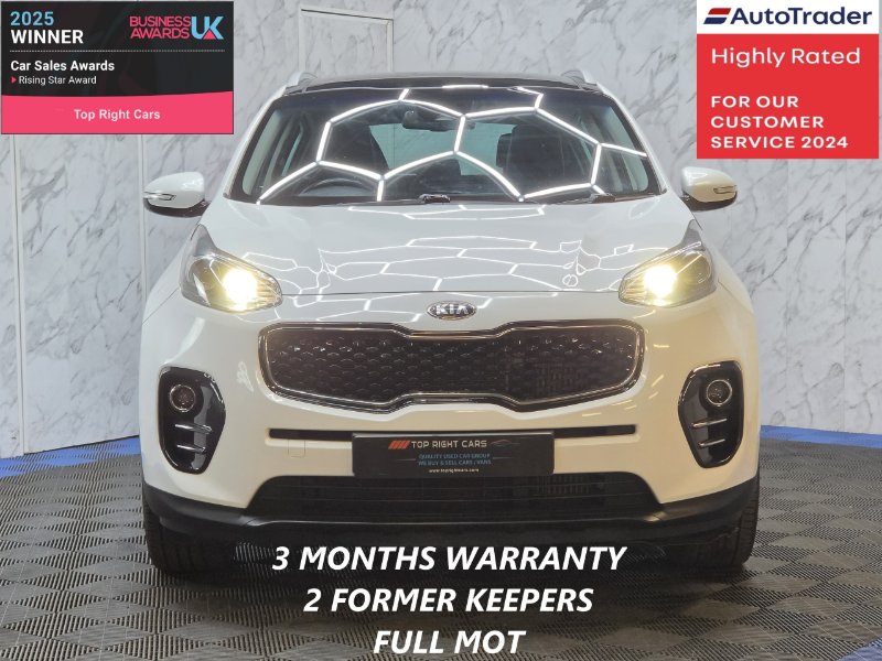 2017 Kia Sportage SUV 1.7 CRDi 3 SUV 5dr Euro 6 ULEZ s/s 114 bhp Diesel Manual