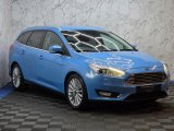 Blue Ford Focus 1.5 TDCi Titanium X Estate 5dr Euro 6 s/s 120 ps Diesel Manual