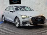 Silver Audi A3 1.0 TFSI 30 Technik Sportback 5dr Euro 6 ULEZ s/s 110 ps Petrol Manual