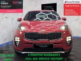 Red 2017 Kia Sportage 1.6 T-GDi GT-Line SUV 5dr AWD Euro 6 ULEZ 174 bhp Petrol Manual in Sunderland