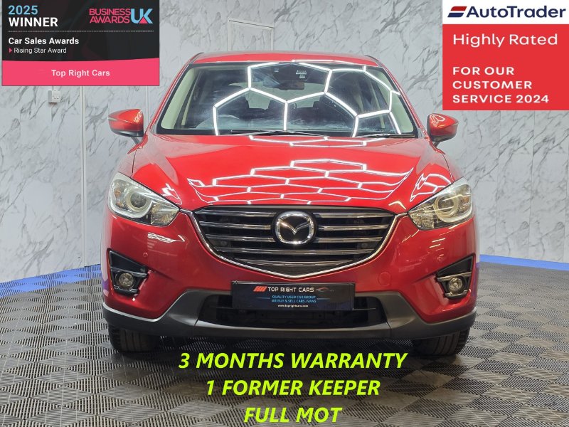 Red 2016 Mazda CX-5 2.0 SKYACTIV-G SE-L Nav SUV 5dr Euro 6 s/s 165 ps Petrol Manual in Sunderland