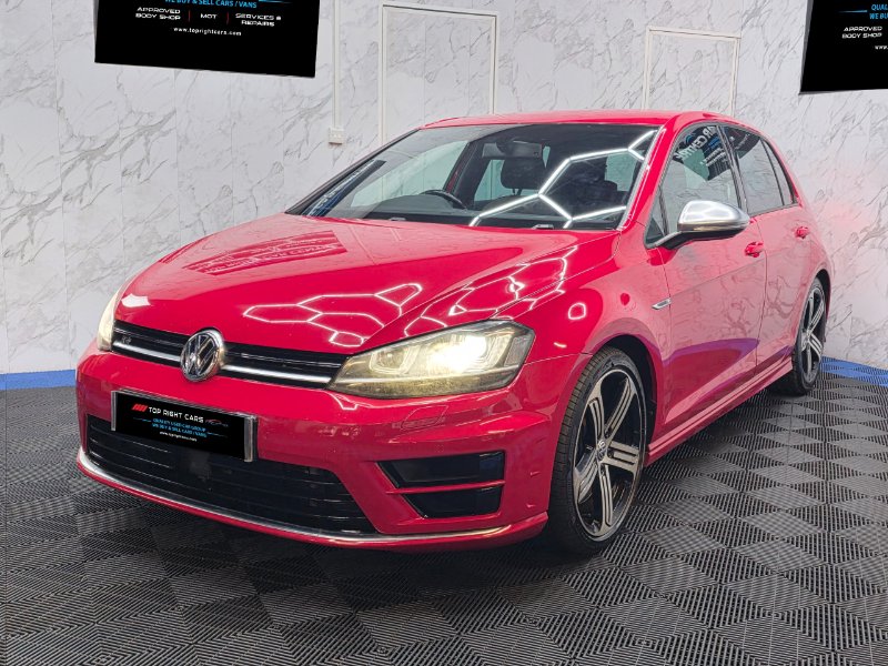 Red 2014 Volkswagen Golf 2.0 TSI BlueMotion Tech R Hatchback 5dr Petrol Manual 4Motion Euro 6 s/s 300 ps in Sunderland