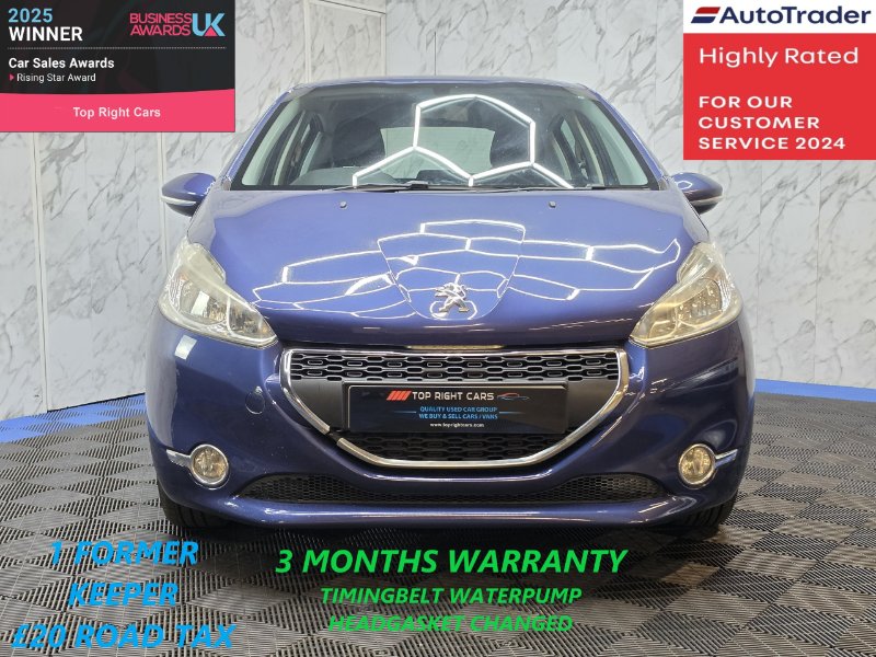 2014 Peugeot 208 Hatchback 1.2 VTi Active Hatchback 5dr Petrol Manual 82 ps
