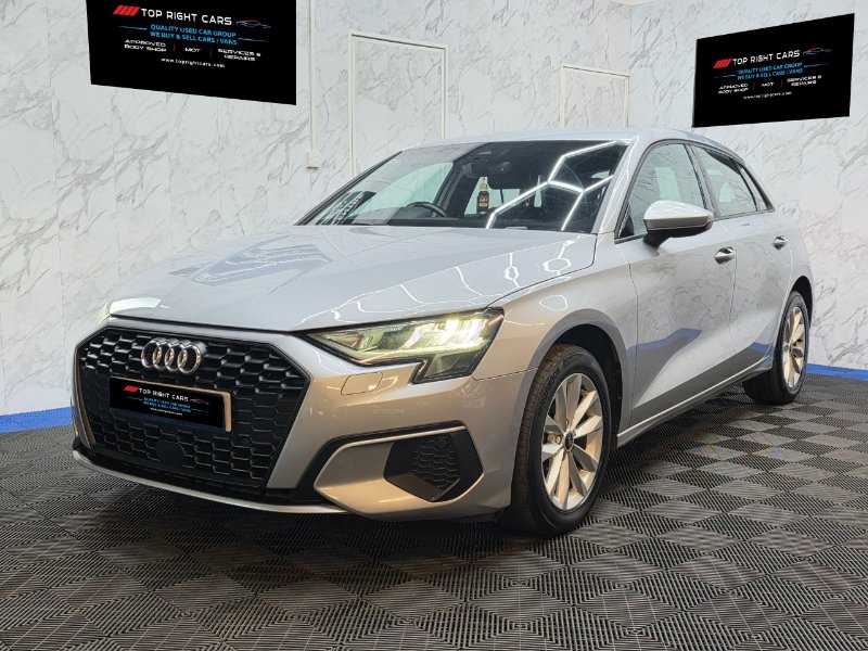 Silver 2021 Audi A3 1.0 TFSI 30 Technik Sportback 5dr Euro 6 ULEZ s/s 110 ps Petrol Manual in Sunderland