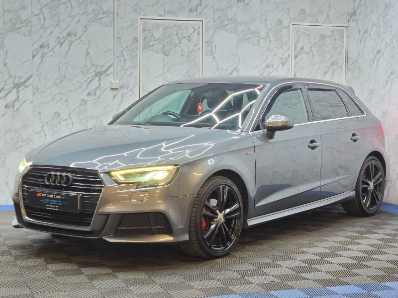 Grey 2016 Audi A3 1.6 TDI S line Sportback 5dr Euro 6 ULEZ s/s 110 ps Diesel Manual in Sunderland