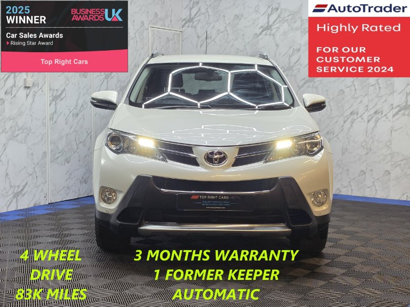 2015 Toyota RAV4 SUV 2.2 D-CAT Invincible SUV 5dr Auto 4WD 150 ps Diesel