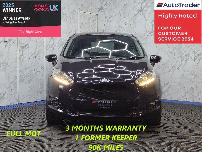 2017 Ford Fiesta Hatchback 1.0T EcoBoost Titanium Euro 6 ULEZ s/s 125 ps 3dr Petrol Manual
