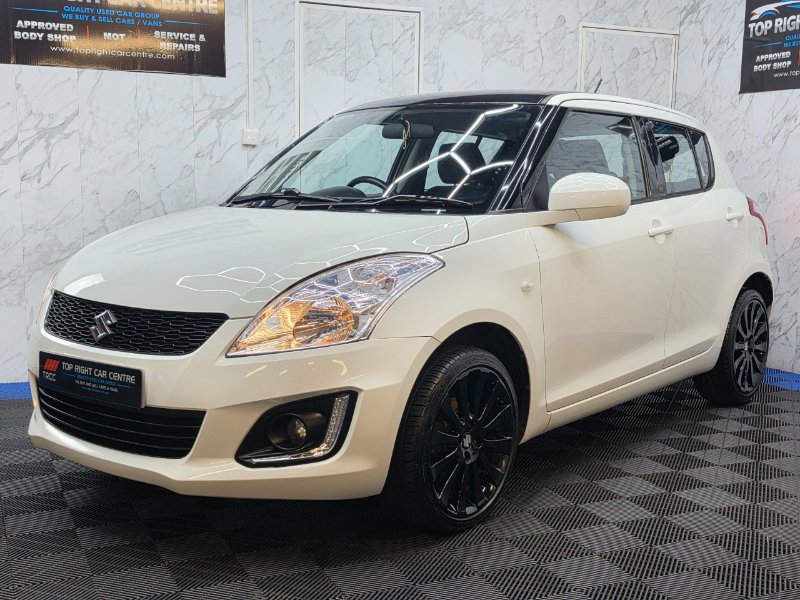 White 2017 Suzuki Swift 1.2 SZ2 Hatchback 5dr Euro 6 94 ps Petrol Manual in Top Right Car Centre