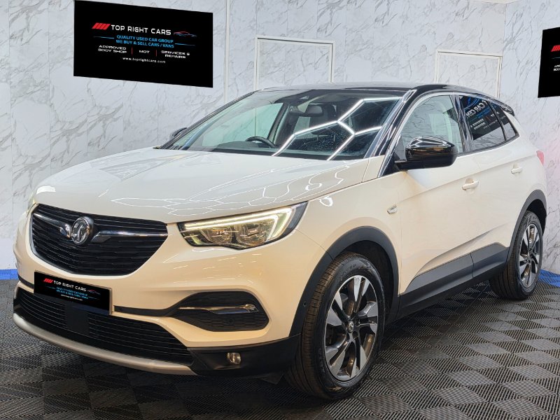 White 2018 Vauxhall Grandland X 1.2 Turbo Sport Nav SUV Euro 6 s/s 130 ps 5dr Petrol Manual in Sunderland