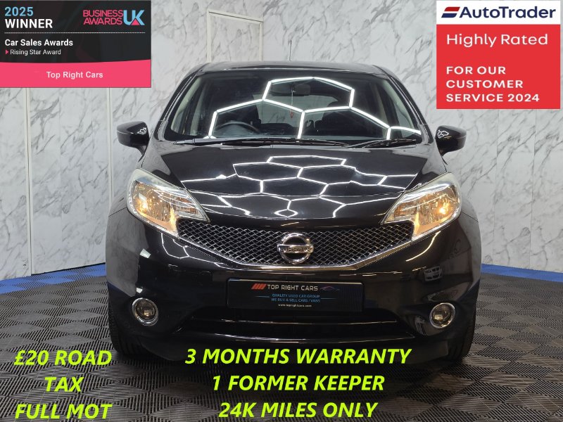 Nissan Note 1.2 Acenta Hatchback 5dr Euro 6 s/s 80 ps Petrol Manual for sale in Sunderland
