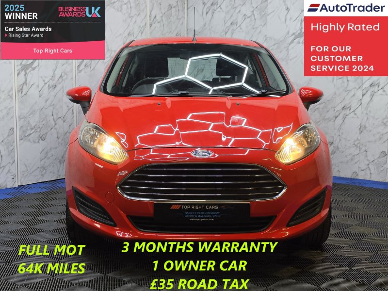 2014 Ford Fiesta 1.25 Style Hatchback 3dr 60 ps Petrol Manual