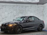 Black BMW 2 Series 2.0 220d M Sport Coupe 2dr Auto xDrive Euro 6 ULEZ s/s 190 ps Diesel