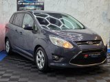 Blue 2013 Ford Grand C-MAX 1.6 TDCi Zetec MPV 7 Seats 5dr Diesel Manual 115 ps in Top Right Cars