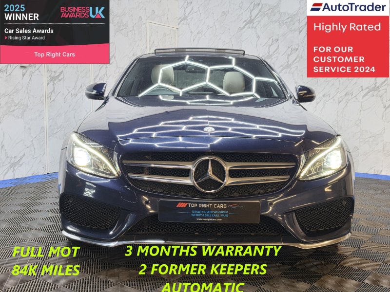 2015 Mercedes-Benz C Class Saloon 2.1 C220d AMG Line Premium Saloon 4dr 7G-Tronic Euro 6 s/s 170 ps Diesel