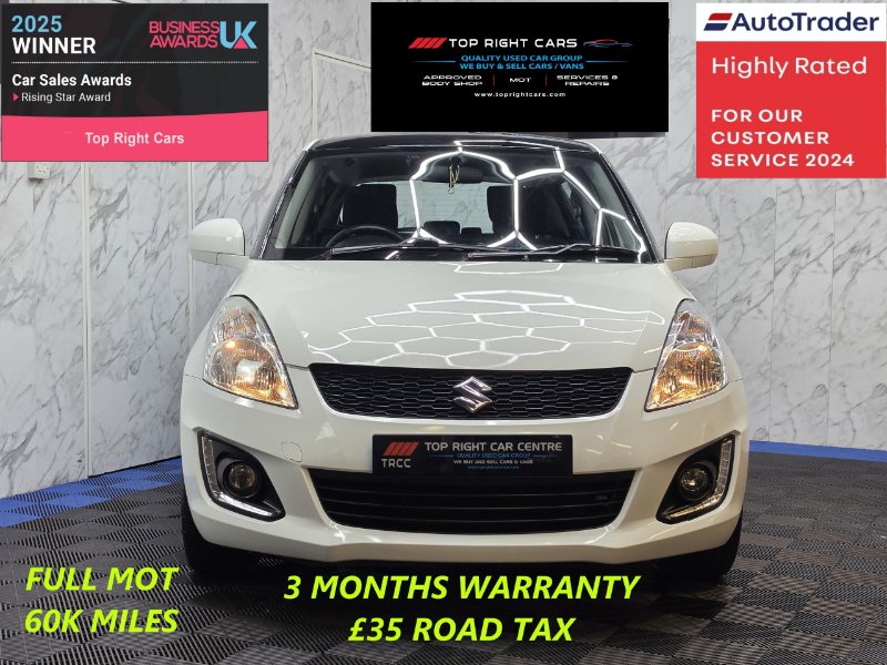 Suzuki Swift 1.2 SZ2 Hatchback 5dr Euro 6 94 ps Petrol Manual for sale in Top Right Car Centre